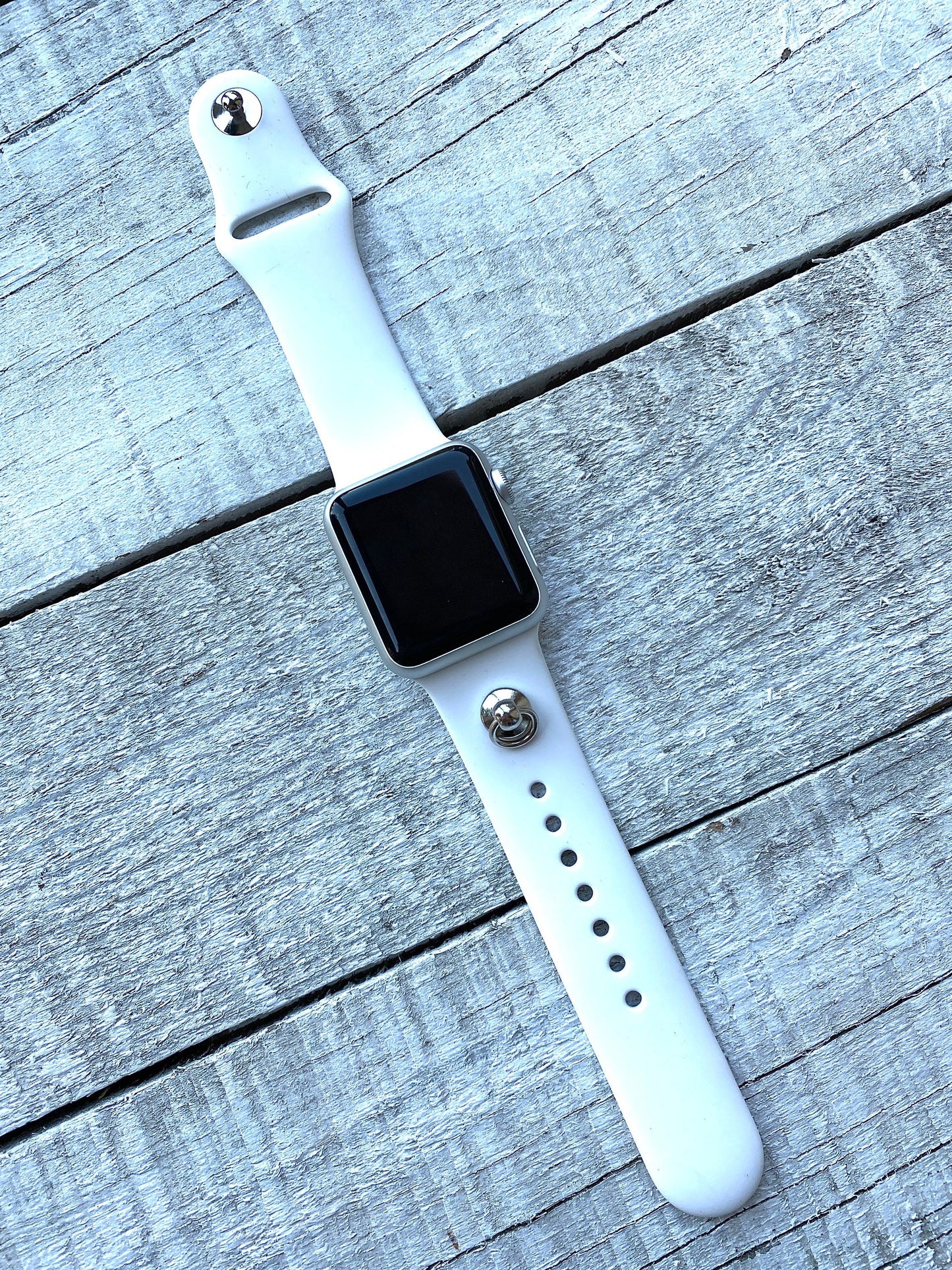 Apple Watchband with Charm Holder, Custom Watchband, Watch Charms, Watch Charm Holder