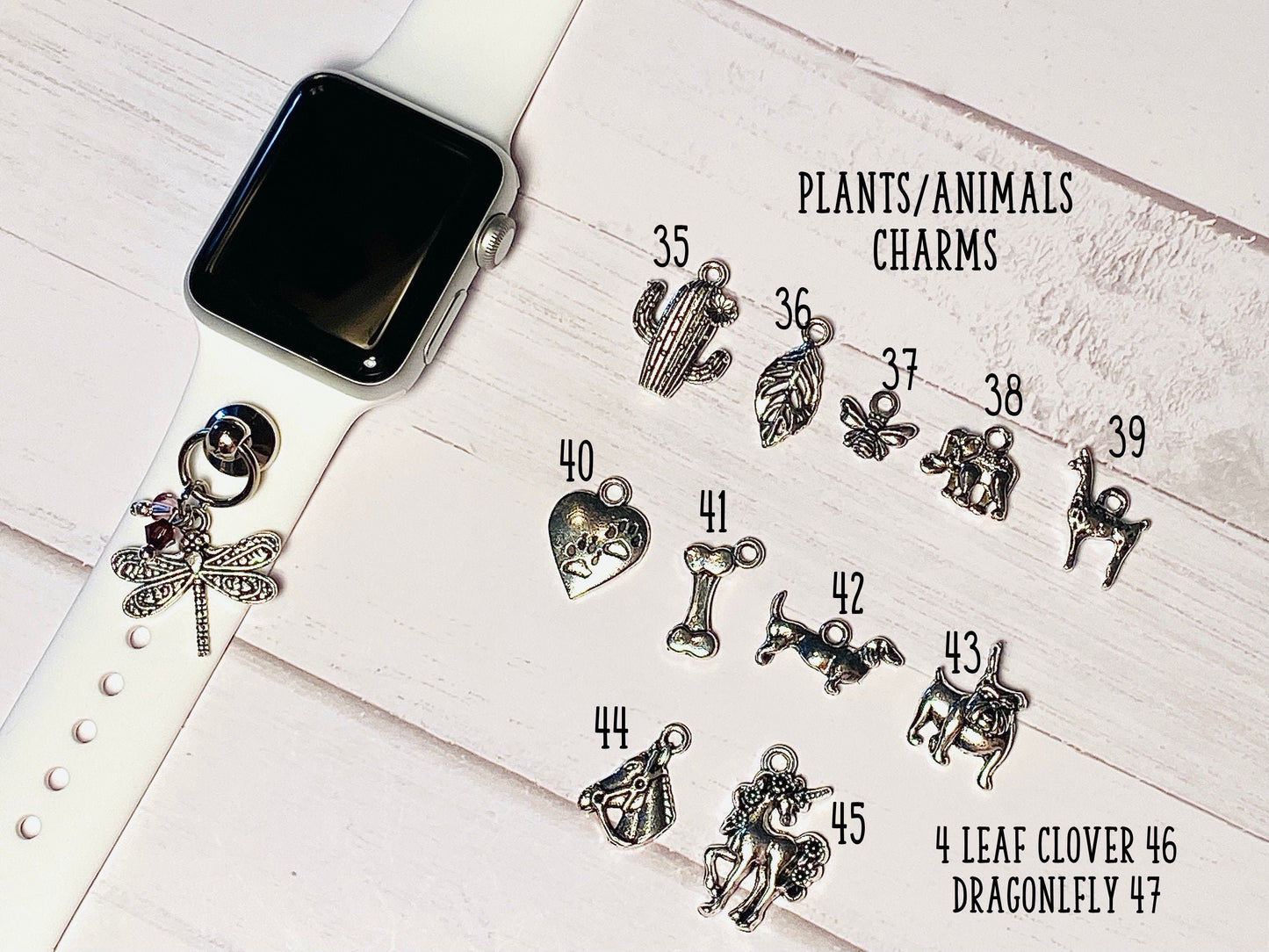 Dragonfly Watchband Charms, Apple Watchband Charms, Animal Watchband Charms, Custom Watchband