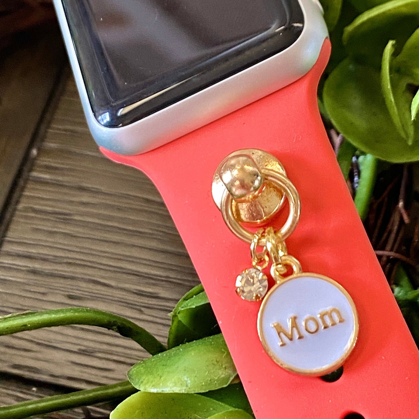 Mom Watchband Charms, Apple Watchband Charm, Mother's Day Gift, Gift for Mom, Mom Jewelry, SmartWatch Charm