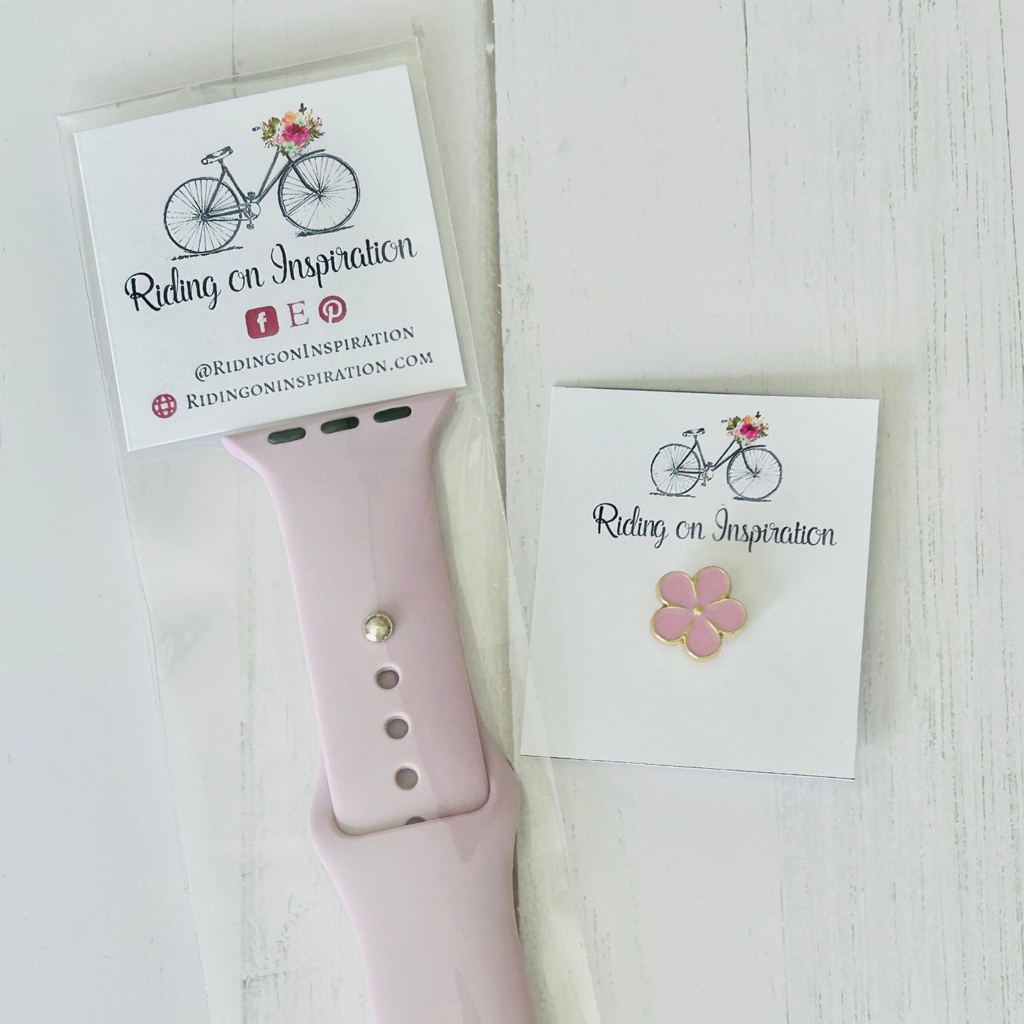 Flower Stud Apple Watchband, Floral Watchband, Watch Jewelry, Watch Studs, Apple Watchband, Spring Watchband, Summer Watchband