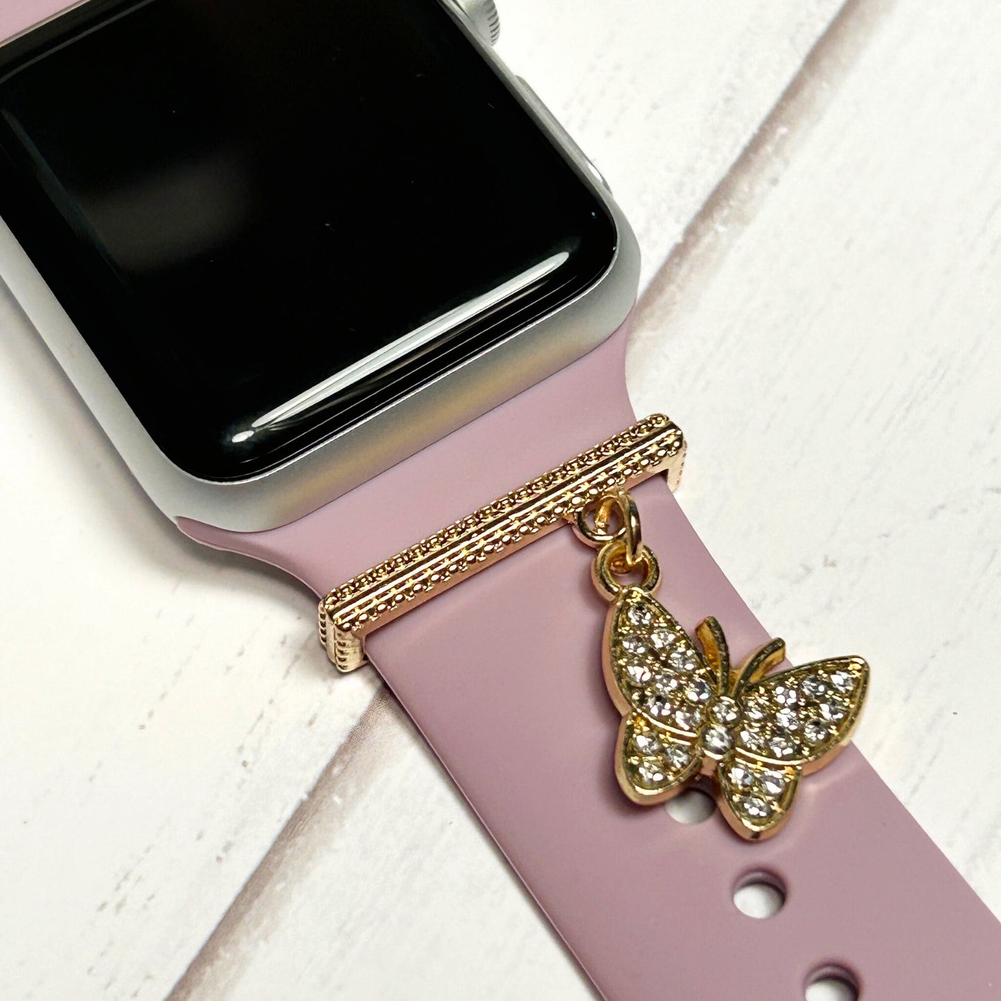 Spring Butterfly Watchband Charms, Watchband Jewelry, Spring Watchbands
