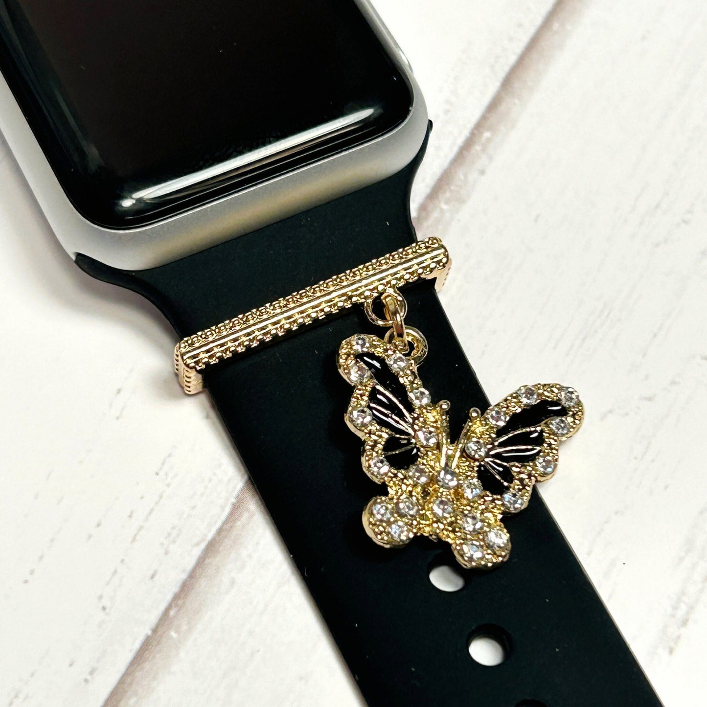 Spring Butterfly Watchband Charms, Watchband Jewelry, Spring Watchbands