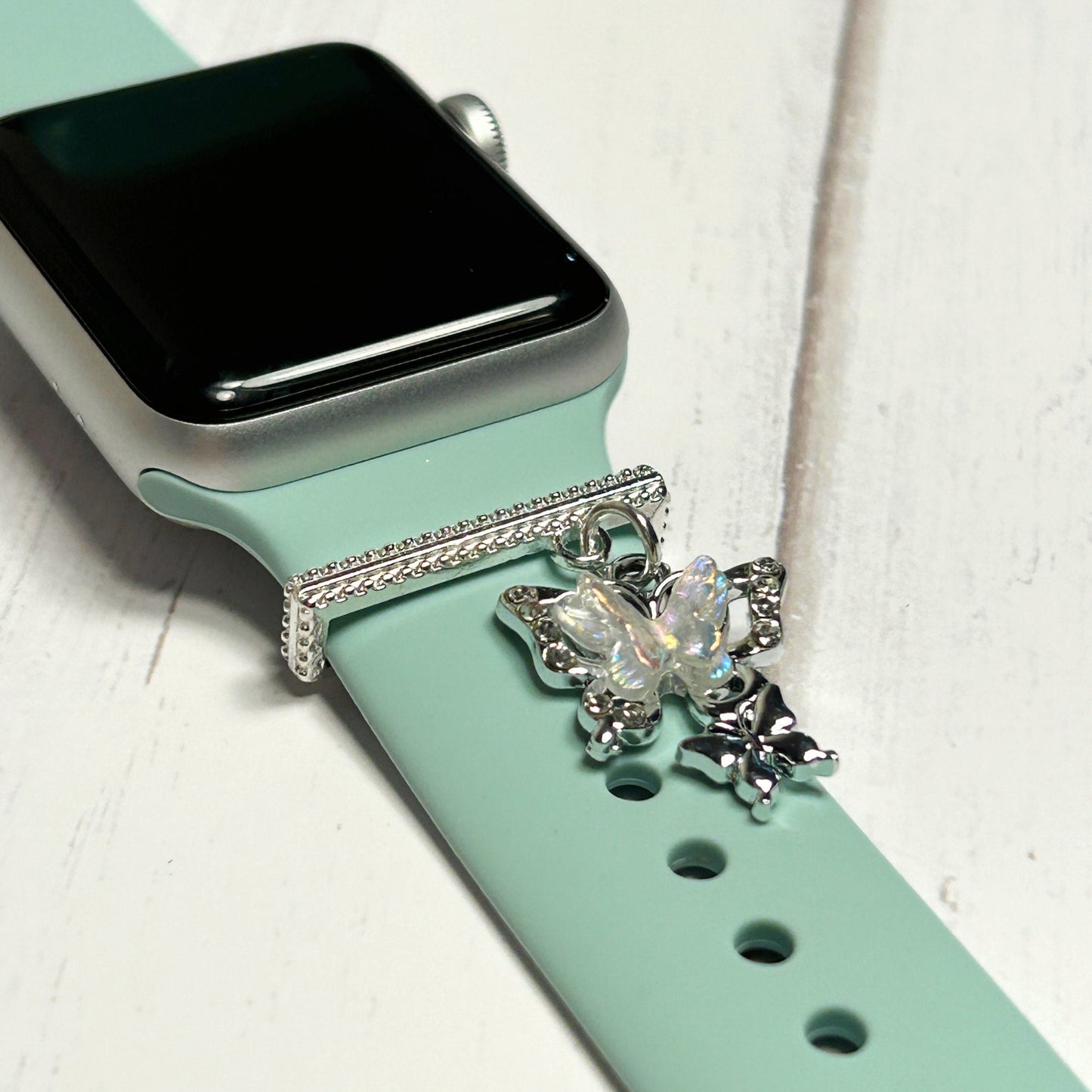 Spring Butterfly Watchband Charms, Watchband Jewelry, Spring Watchbands
