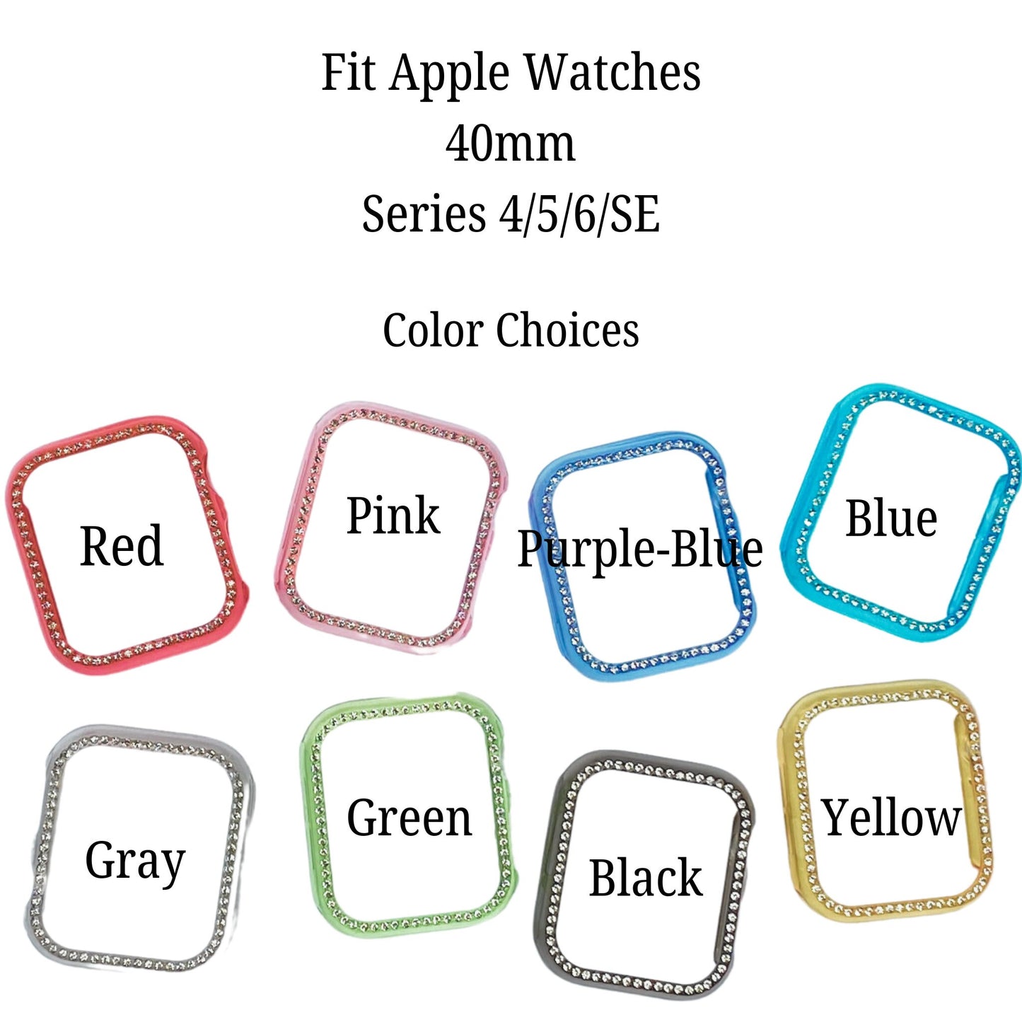 NEON Colored Apple Watch Face Protectors