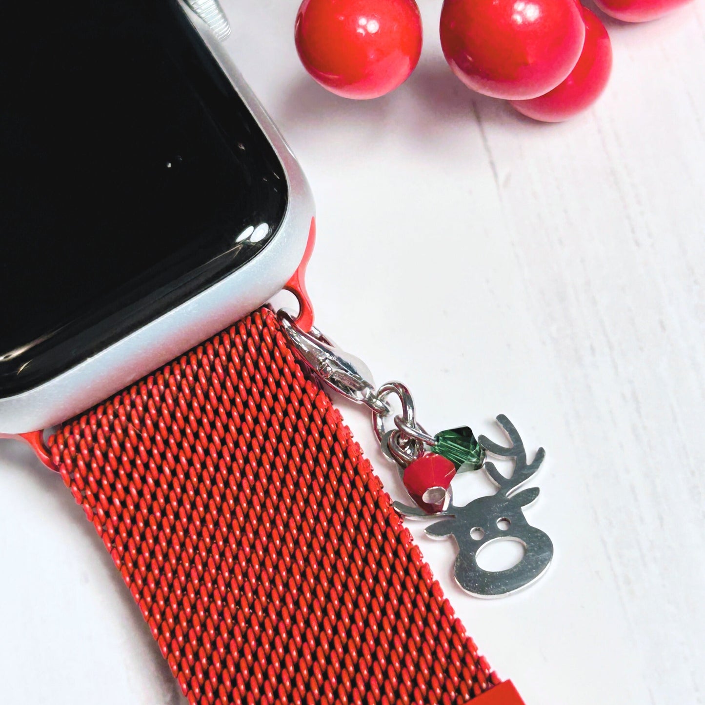 Choose your Charm Set, Christmas Watchband Charms for Milanese Loop Style Watchbands