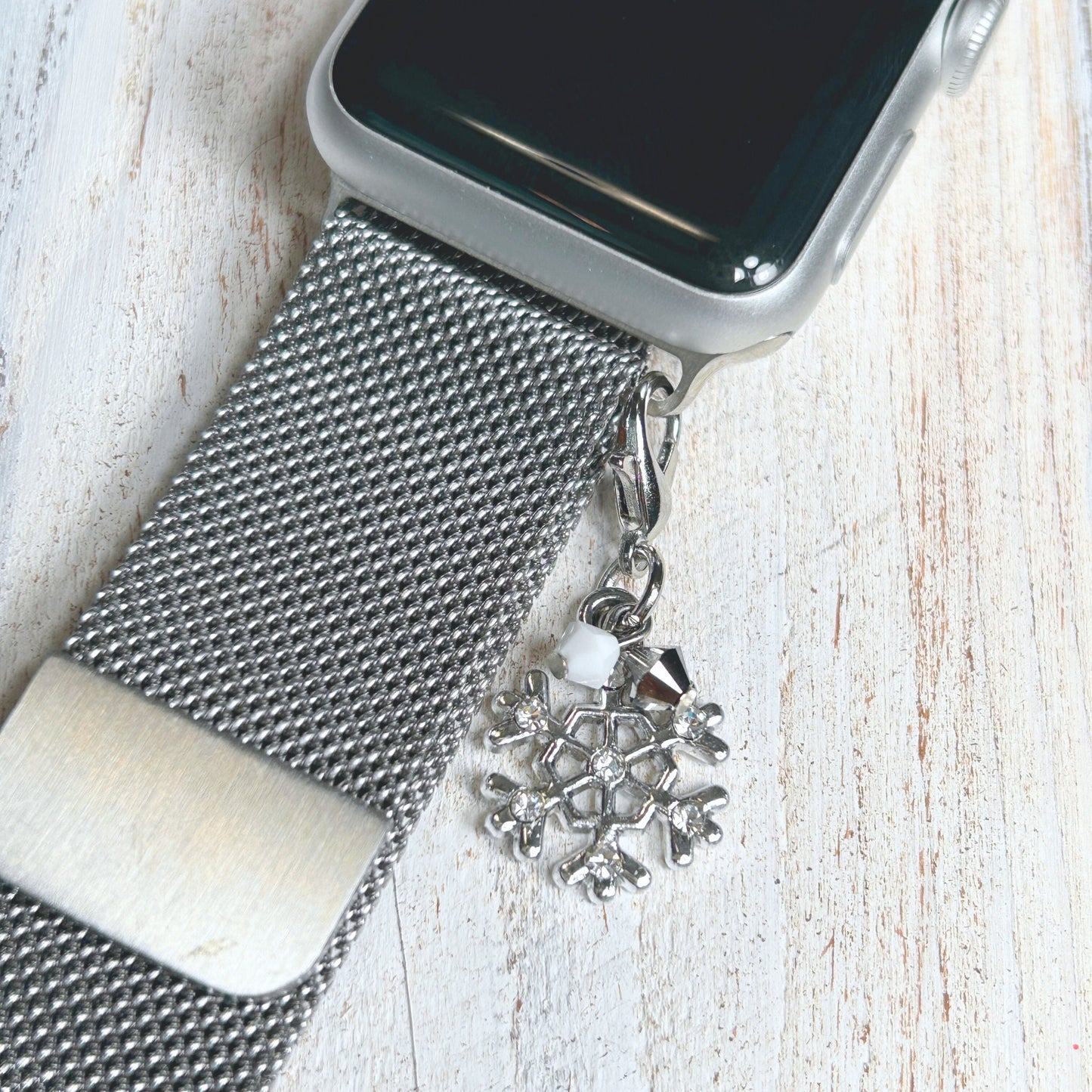 Christmas Holiday Watchband and Charm Set for Apple Watches