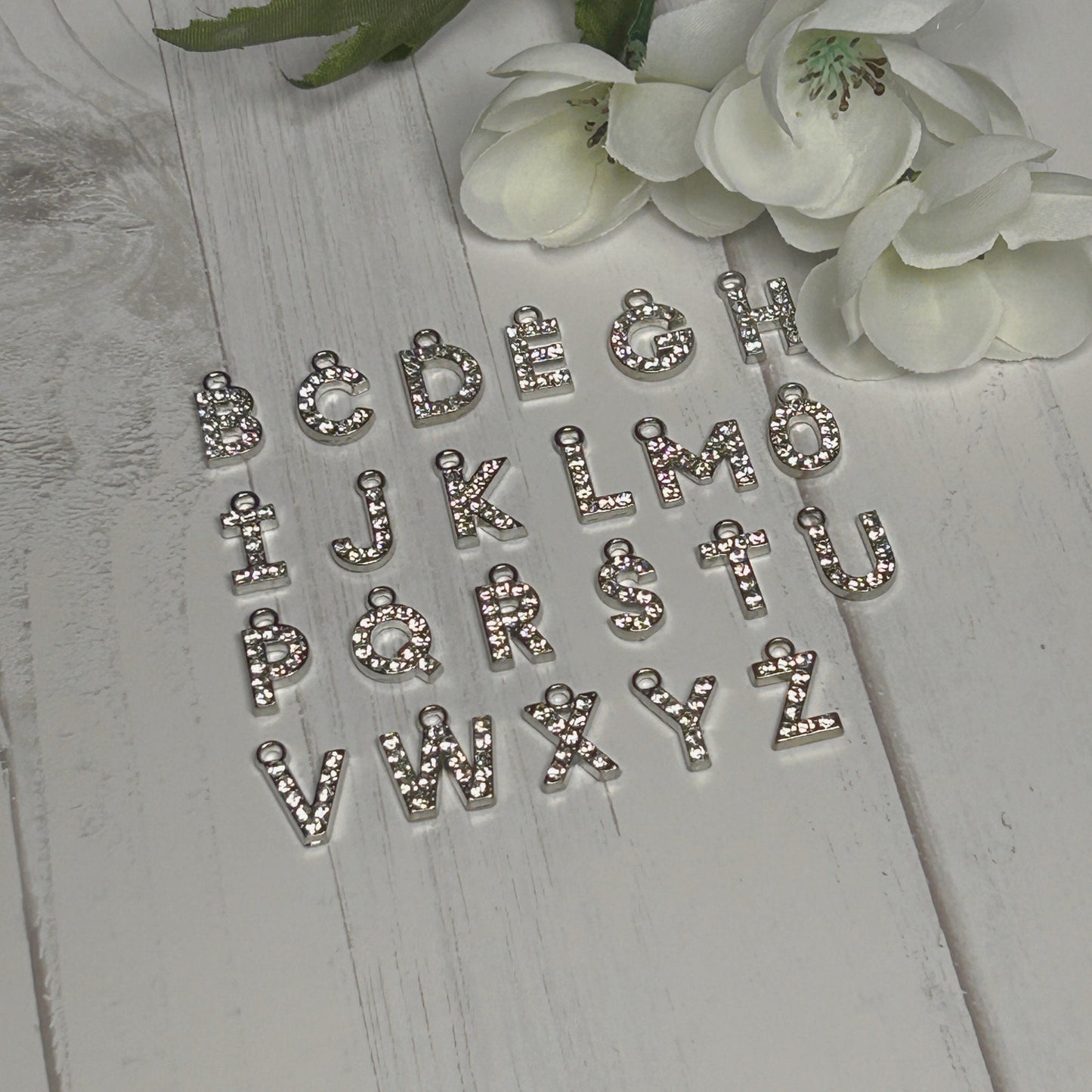 Choose your Charm Set, Initial Watchband Charms for Milanese Loop Style Watchbands, Personalized Jewelry, Custom Watchband