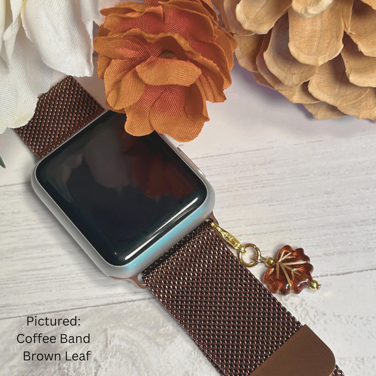 Fall Apple Watchband or Charm Set for Apple Watches, Fall Jewelry, Fall Watchbands, Autumn Watchbands, Size 38/40/41