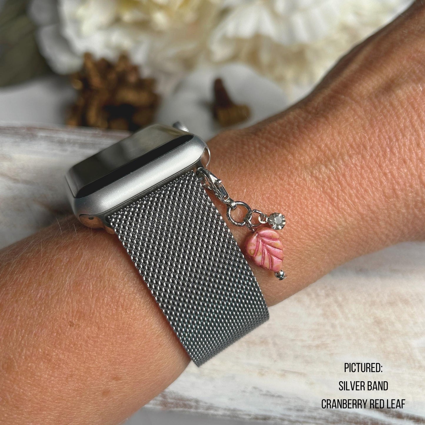 Fall Apple Watchband and Charm Set for Apple Watches, Halloween Watchbands, Fall Watchbands, Autumn Watchbands, Size 38/40/41
