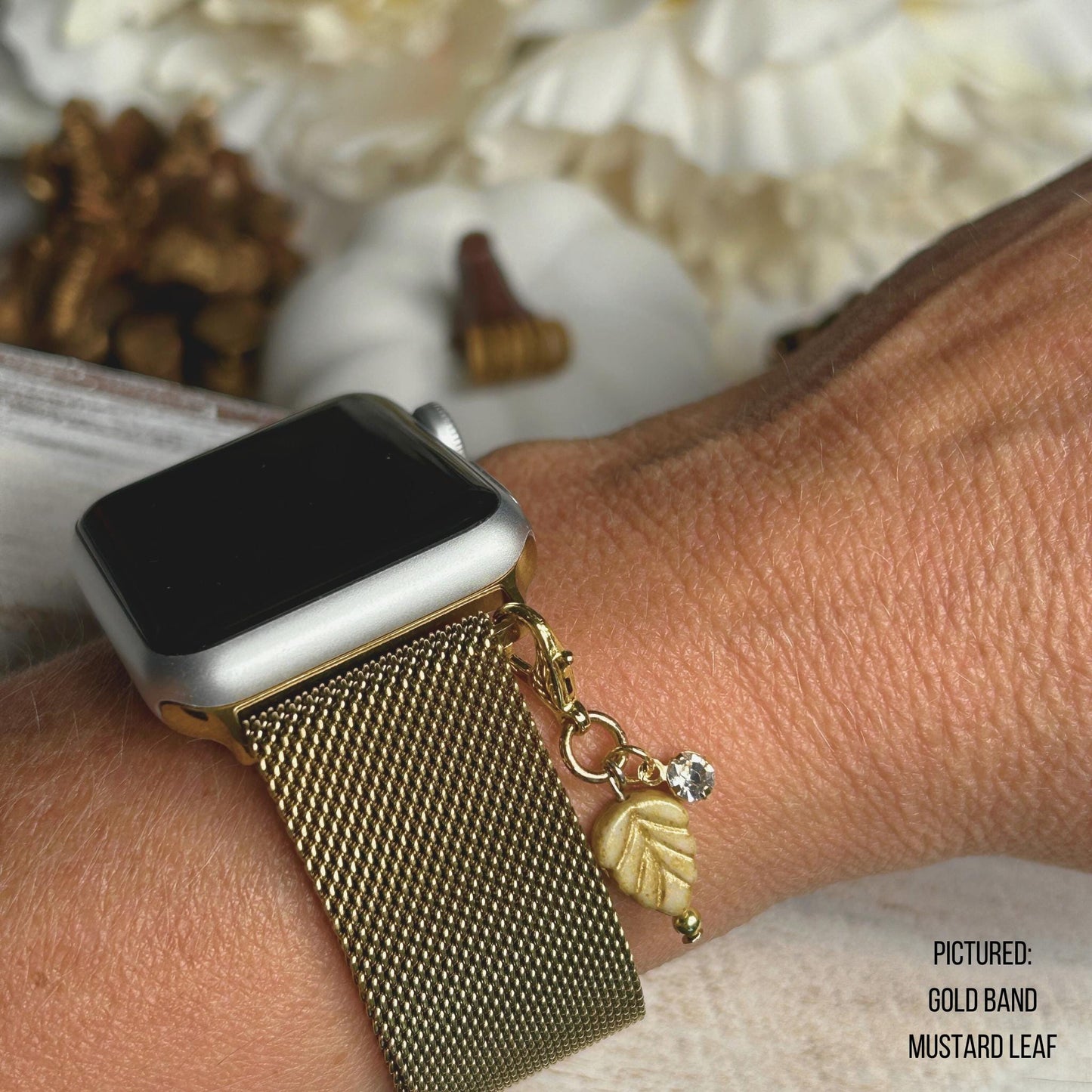 Fall Apple Watchband and Charm Set for Apple Watches, Halloween Watchbands, Fall Watchbands, Autumn Watchbands, Size 38/40/41