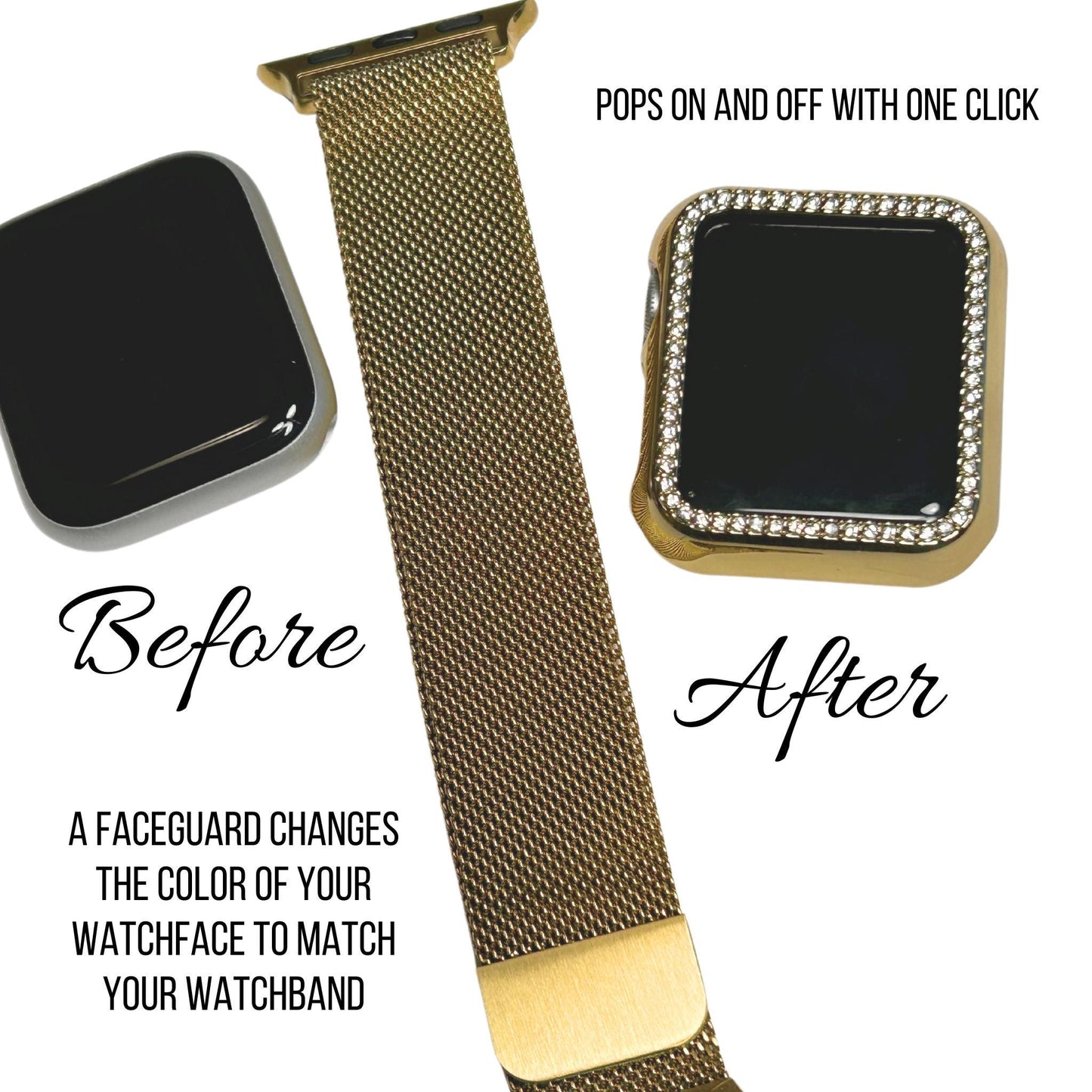 Christmas Apple Watchband Accessories, Christmas Face Protectors for Watch