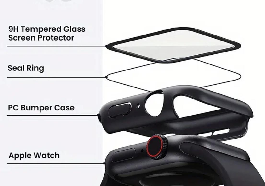 Apple Watch Face Guards, 38/40/41mm, Scratch Resistant Cover