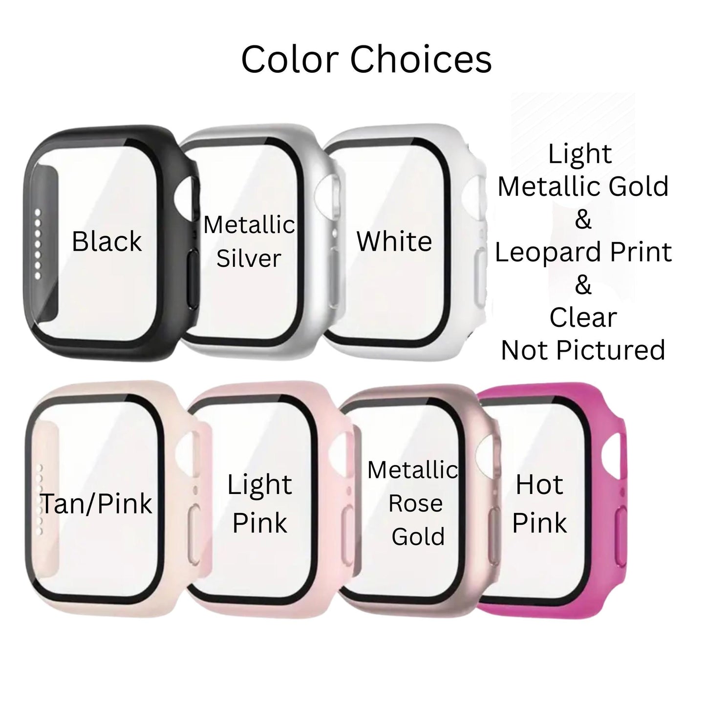 Apple Watch Face Guards, 38/40/41mm, Scratch Resistant Cover