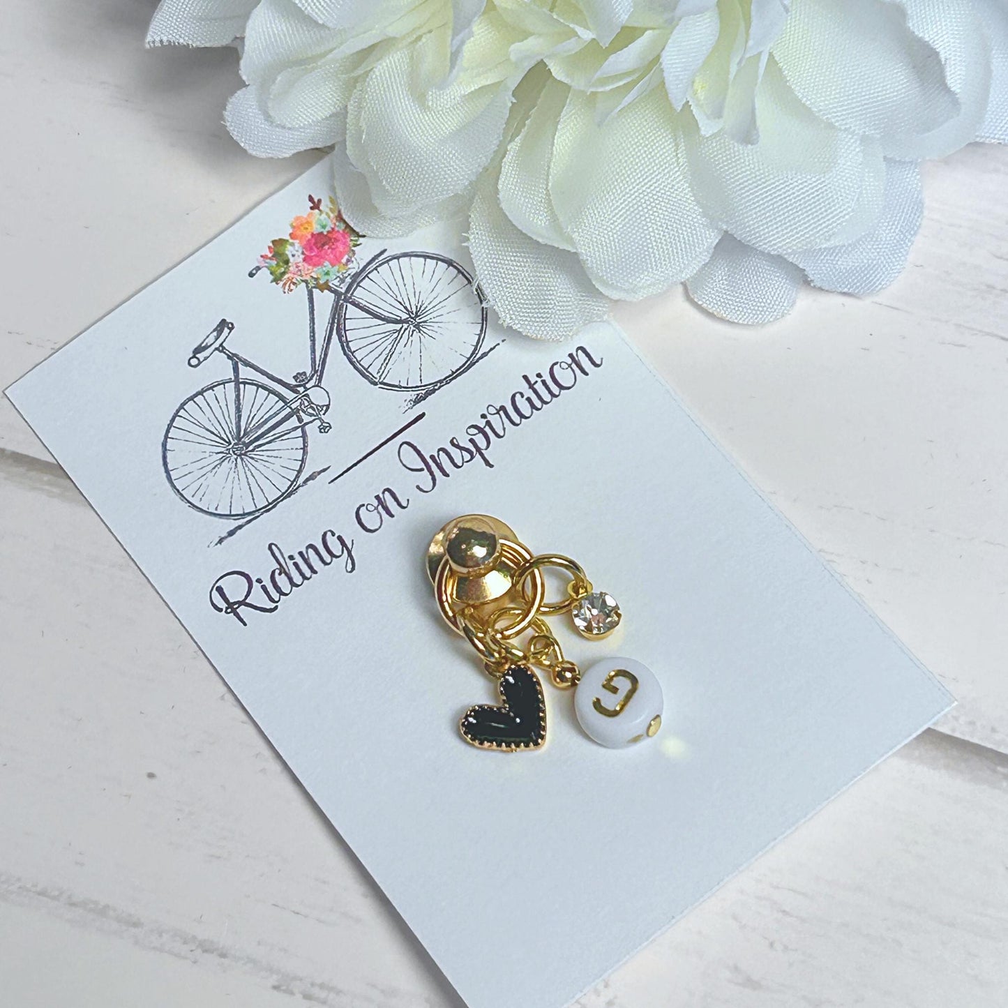 Custom Initial Watchband Charms, Universal Charms, Apple Watch, Samsung Galaxy, FitBit