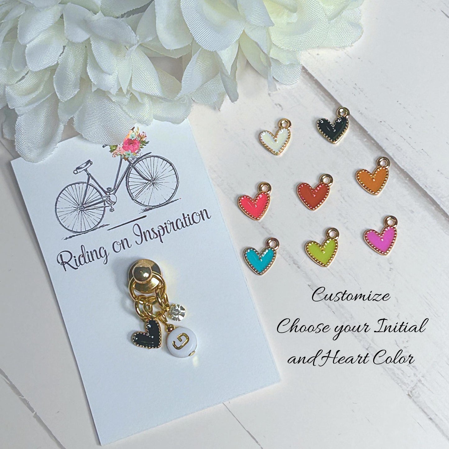 Custom Initial Watchband Charms, Universal Charms, Apple Watch, Samsung Galaxy, FitBit