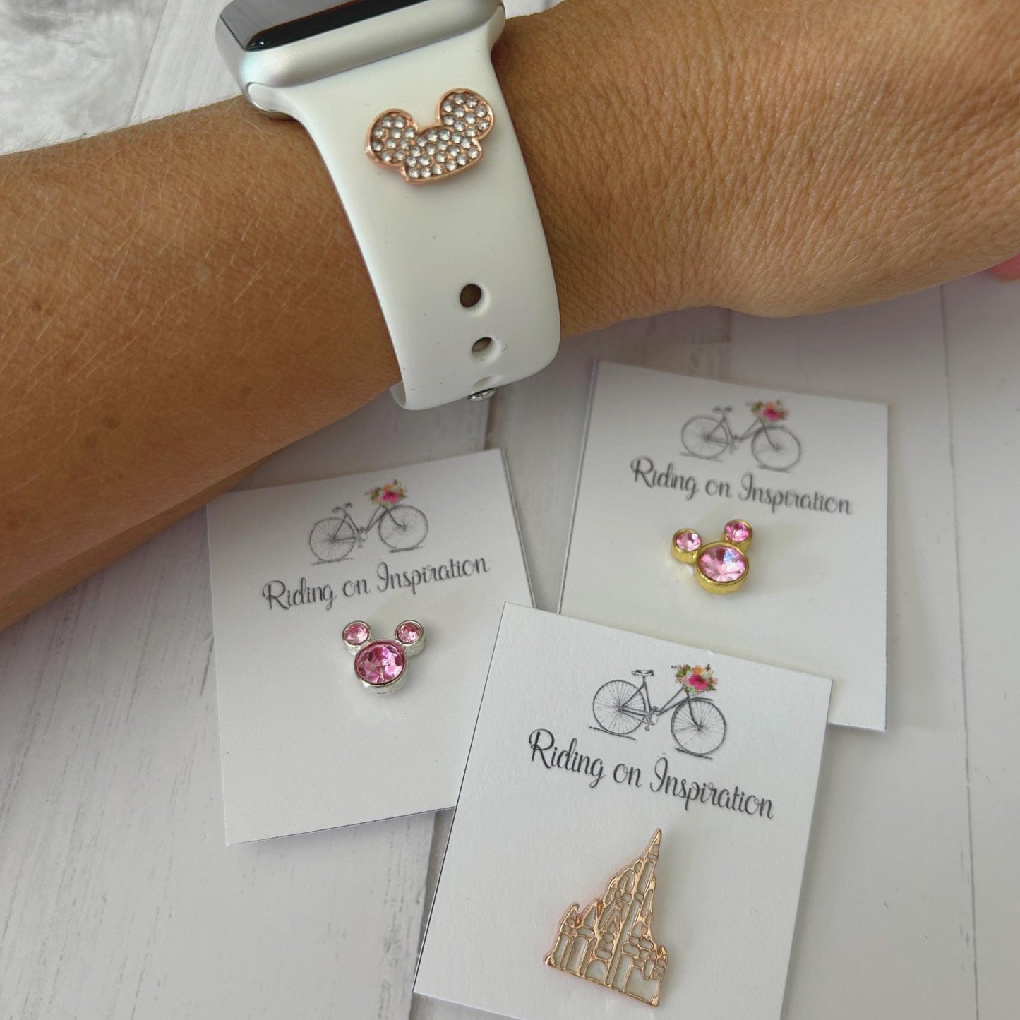Disney Watchband Charms, Watchband, Watch Jewelry, Watch Studs, Apple Watchband