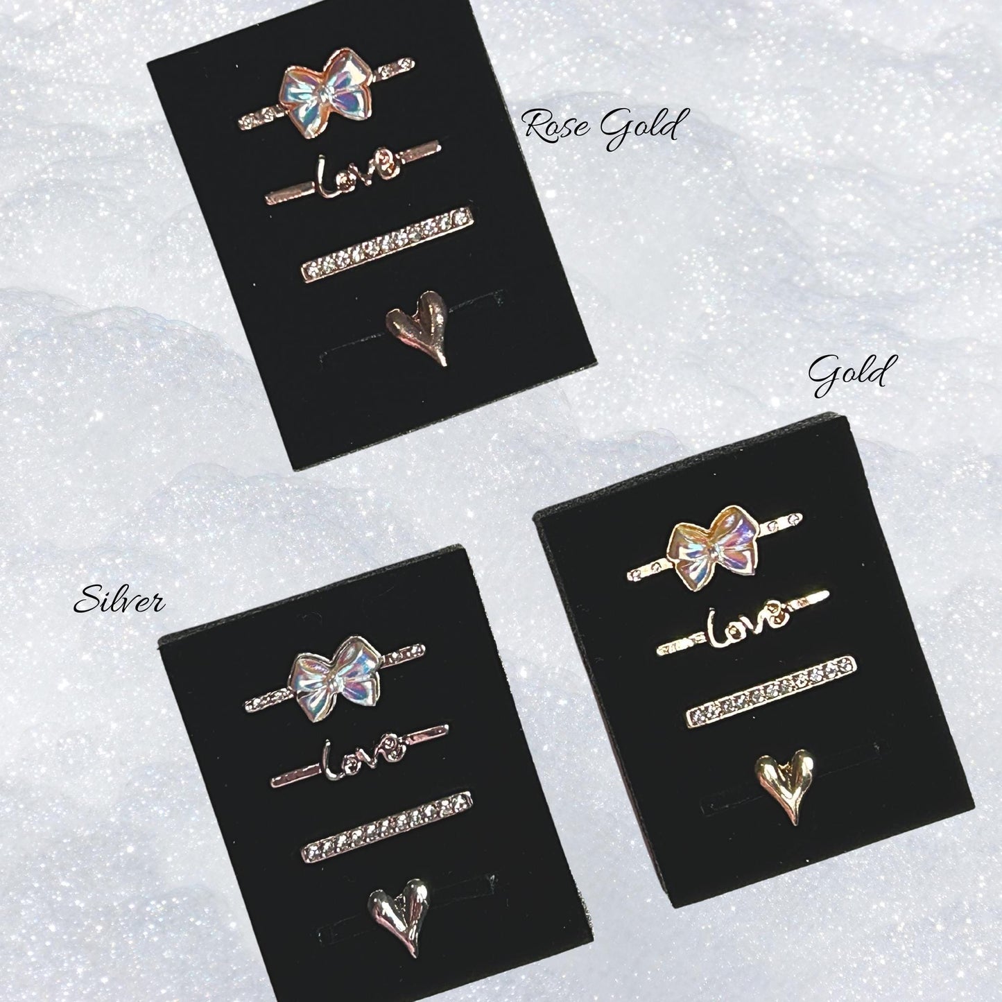 Bow Watchband Charms, Chic Watchband, Universal Charms, Apple Watch, Samsung Galaxy, FitBit