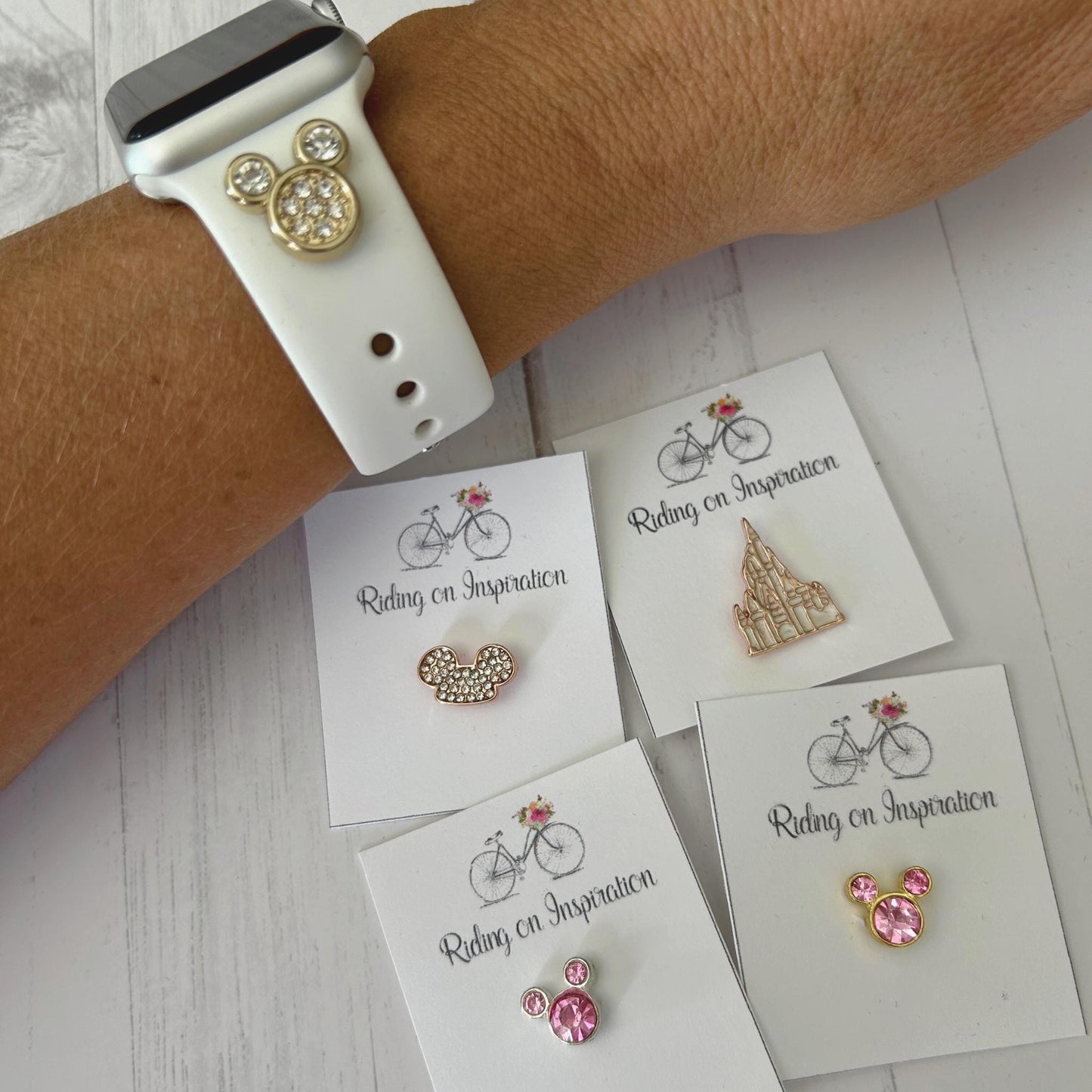 Disney Watchband Charms, Watchband, Watch Jewelry, Watch Studs, Apple Watchband