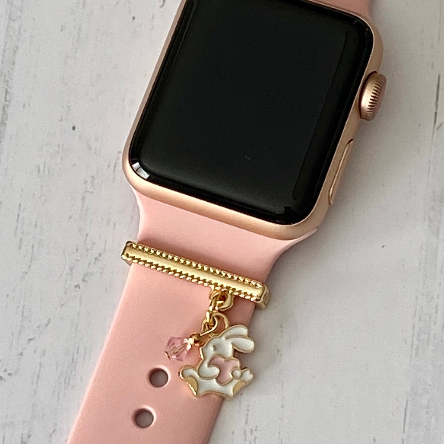 Easter Watch Band Charms, Watchband Studs, Watchband Bars, Apple Watch Charms, Easter Jewelry, Easter Bunny, Apple Watchbands, Bunny Charms