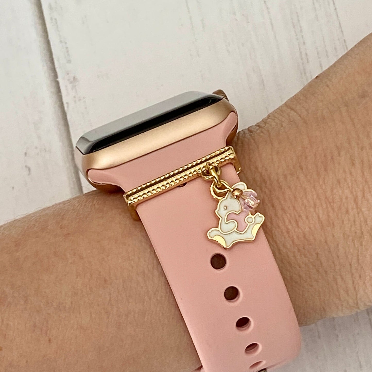 Easter Watch Band Charms, Watchband Studs, Watchband Bars, Apple Watch Charms, Easter Jewelry, Easter Bunny, Apple Watchbands, Bunny Charms