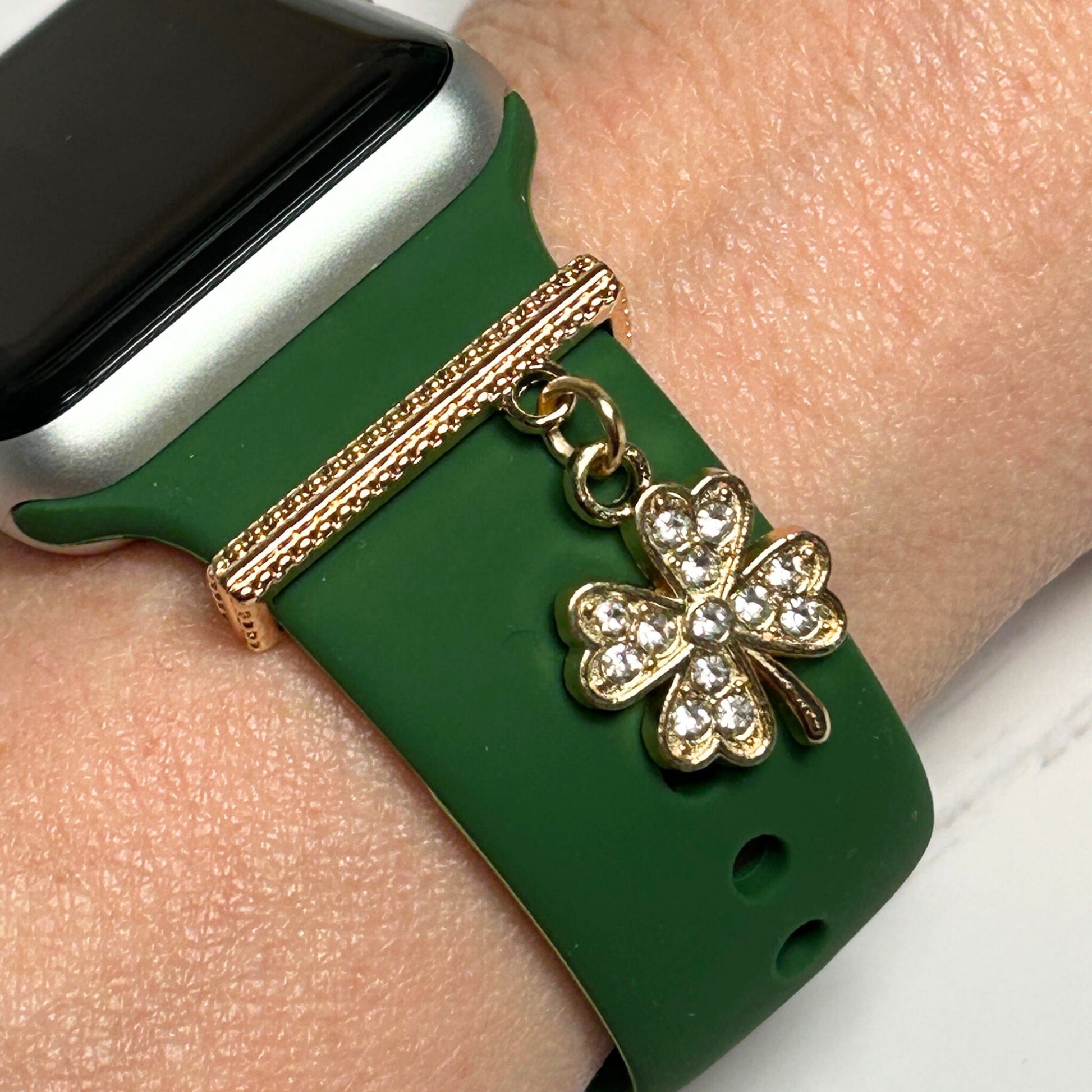 St. Patrick's Day Watch Band Charms, Watchband Studs, Bars, Apple Watch Charms, St. Patricks Day Jewelry