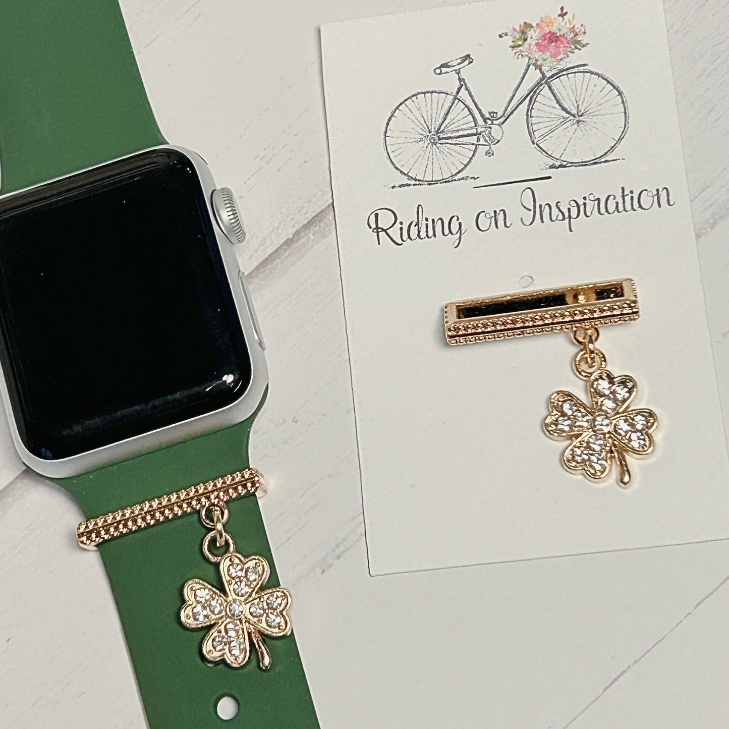 St. Patrick's Day Watch Band Charms, Watchband Studs, Bars, Apple Watch Charms, St. Patricks Day Jewelry
