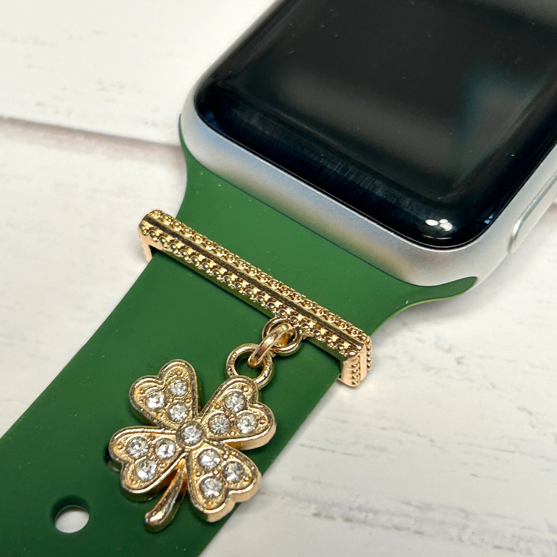 St. Patrick's Day Watch Band Charms, Watchband Studs, Bars, Apple Watch Charms, St. Patricks Day Jewelry