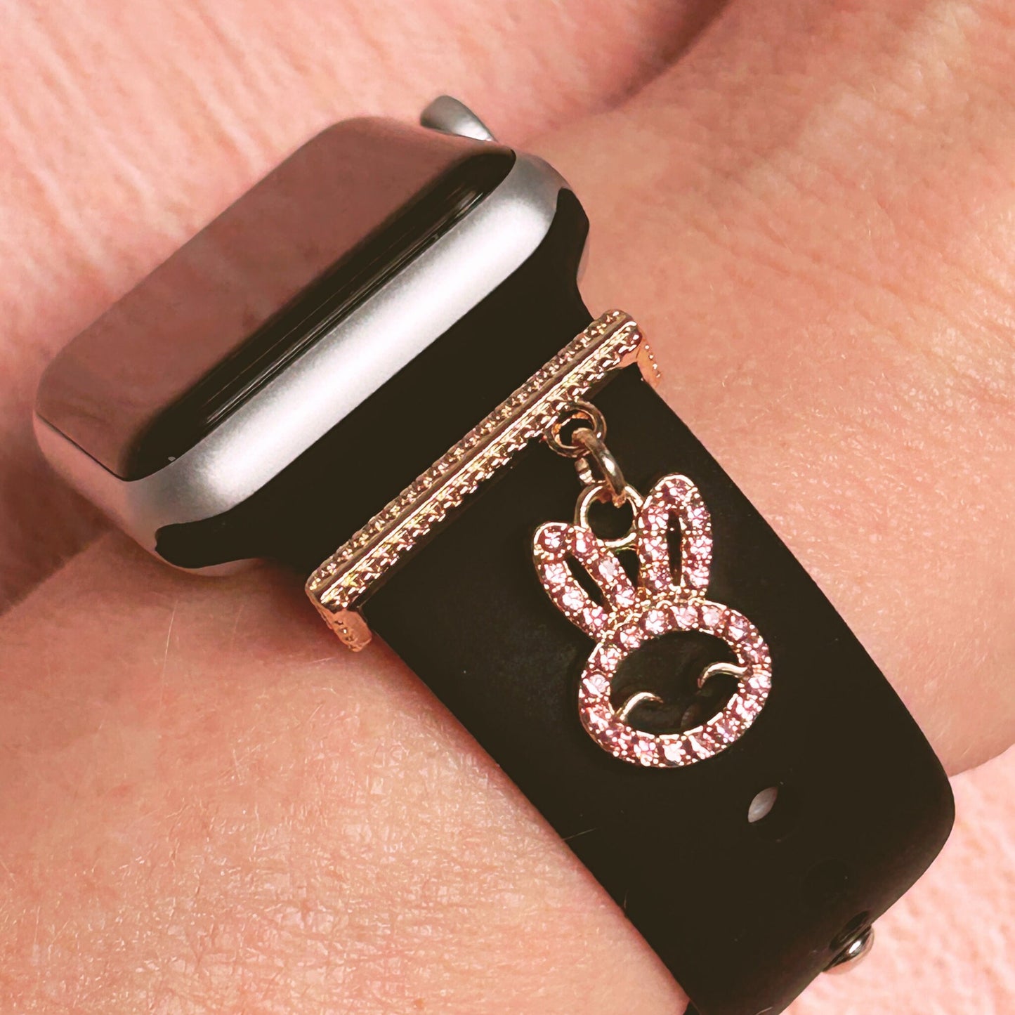 Easter Watchband Charms, Watchband Jewelry, Spring Watchbands, Bunny Charm