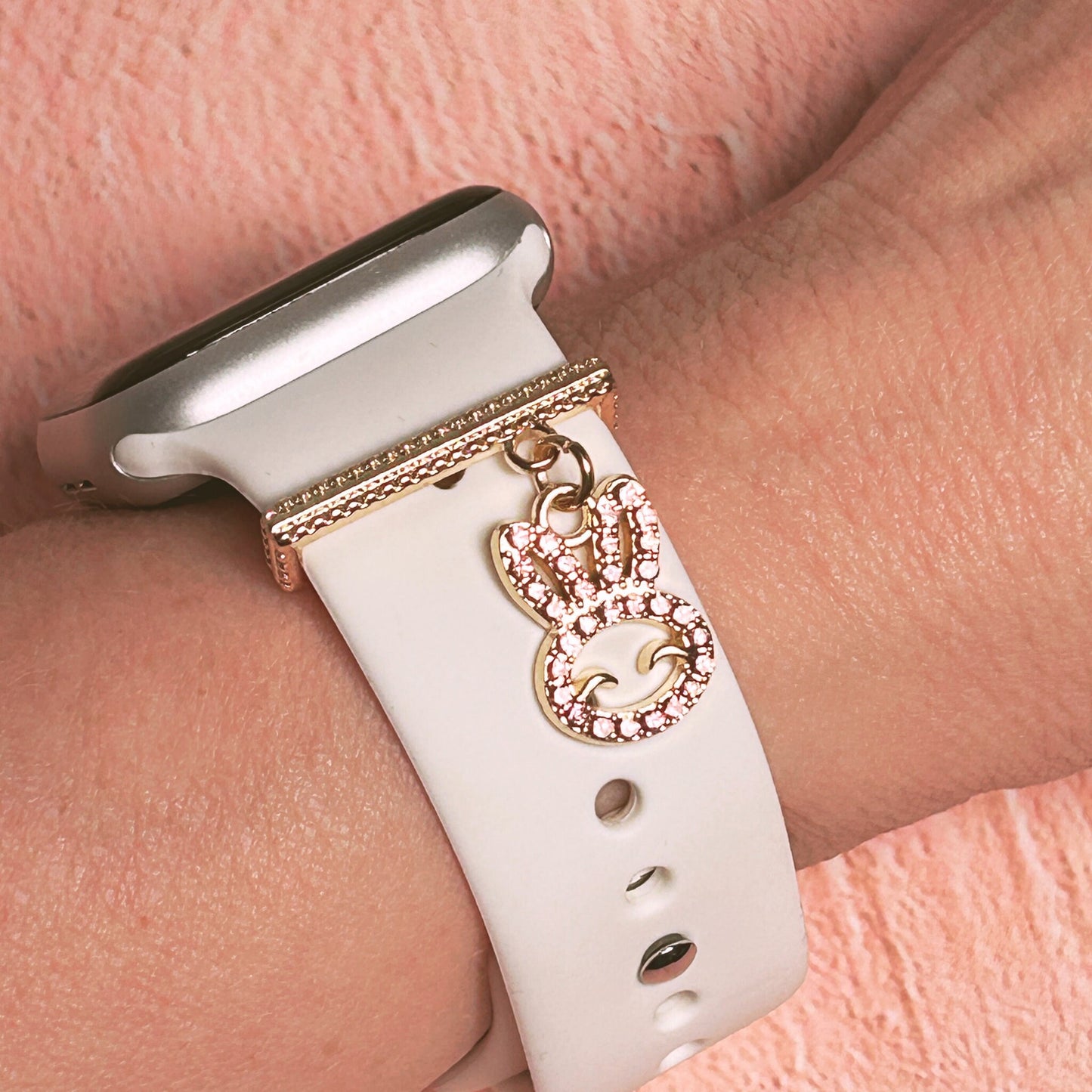Easter Watchband Charms, Watchband Jewelry, Spring Watchbands, Bunny Charm