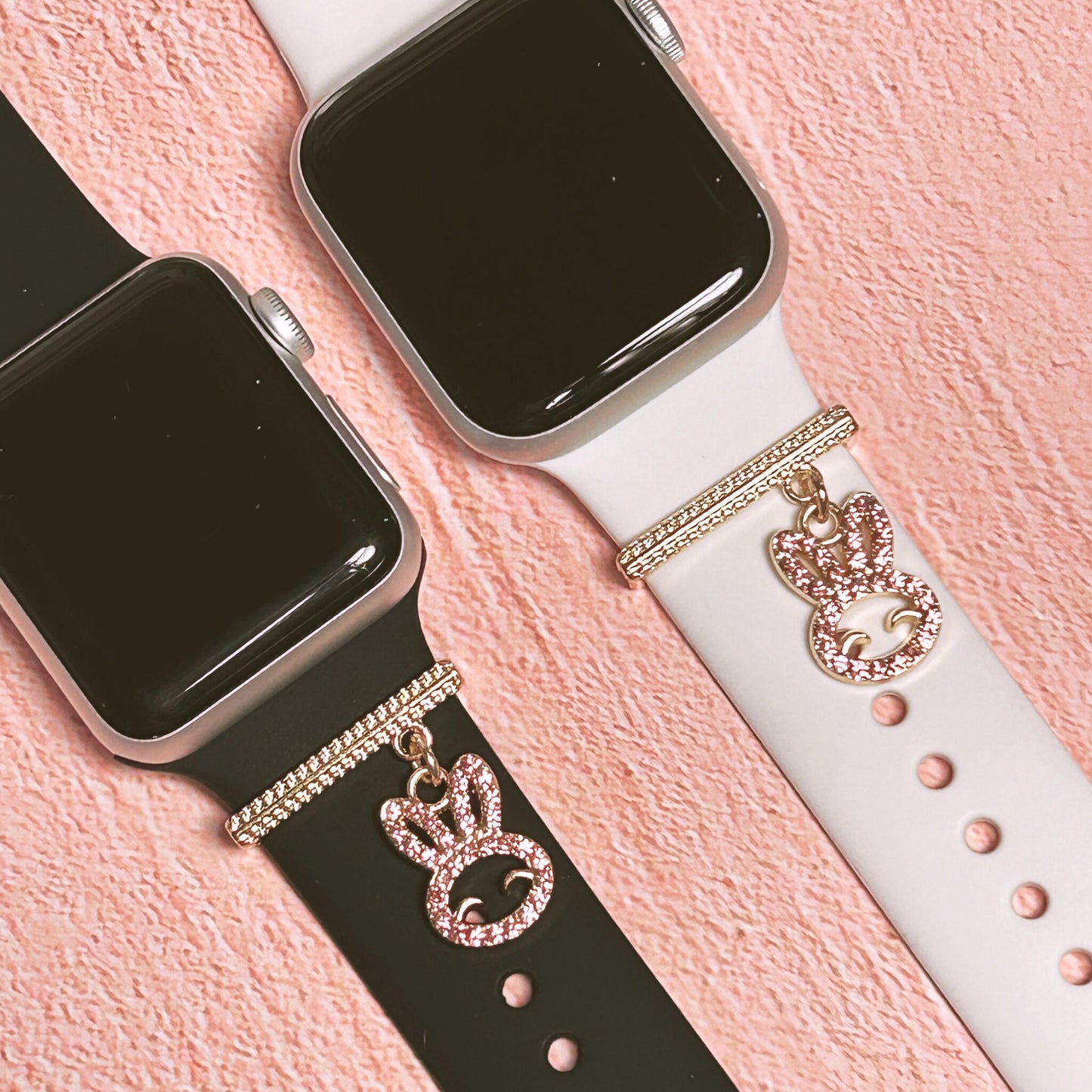 Easter Watchband Charms, Watchband Jewelry, Spring Watchbands, Bunny Charm