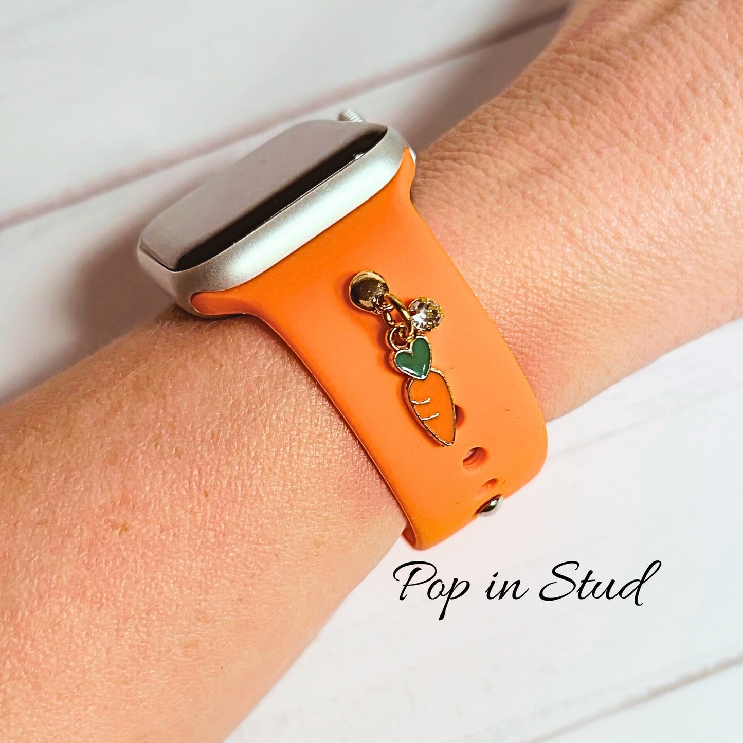Easter Watch Band Charms, Watchband Studs, Bars, Apple Watch Charms, Easter Jewelry, Spring, Apple Watchbands