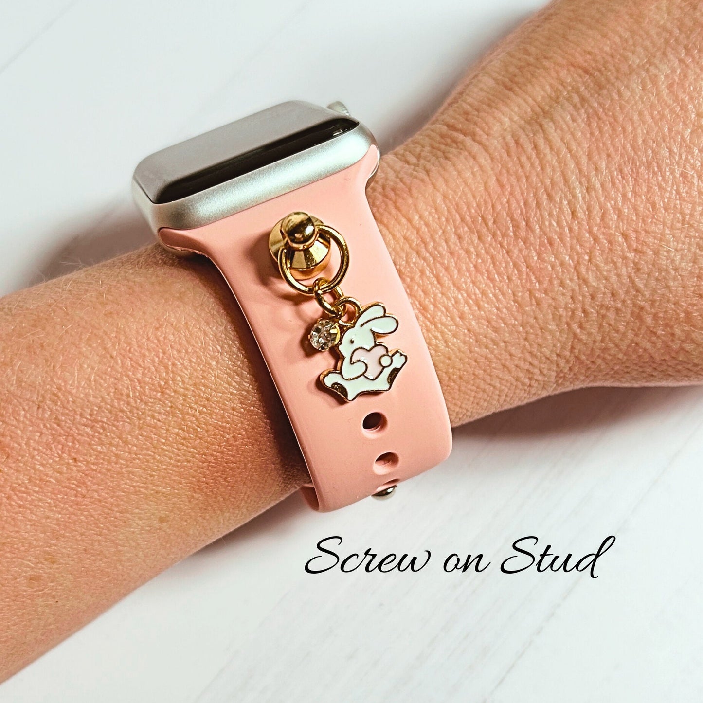 Easter Watch Band Charms, Watchband Studs, Bars, Apple Watch Charms, Easter Jewelry, Spring, Apple Watchbands
