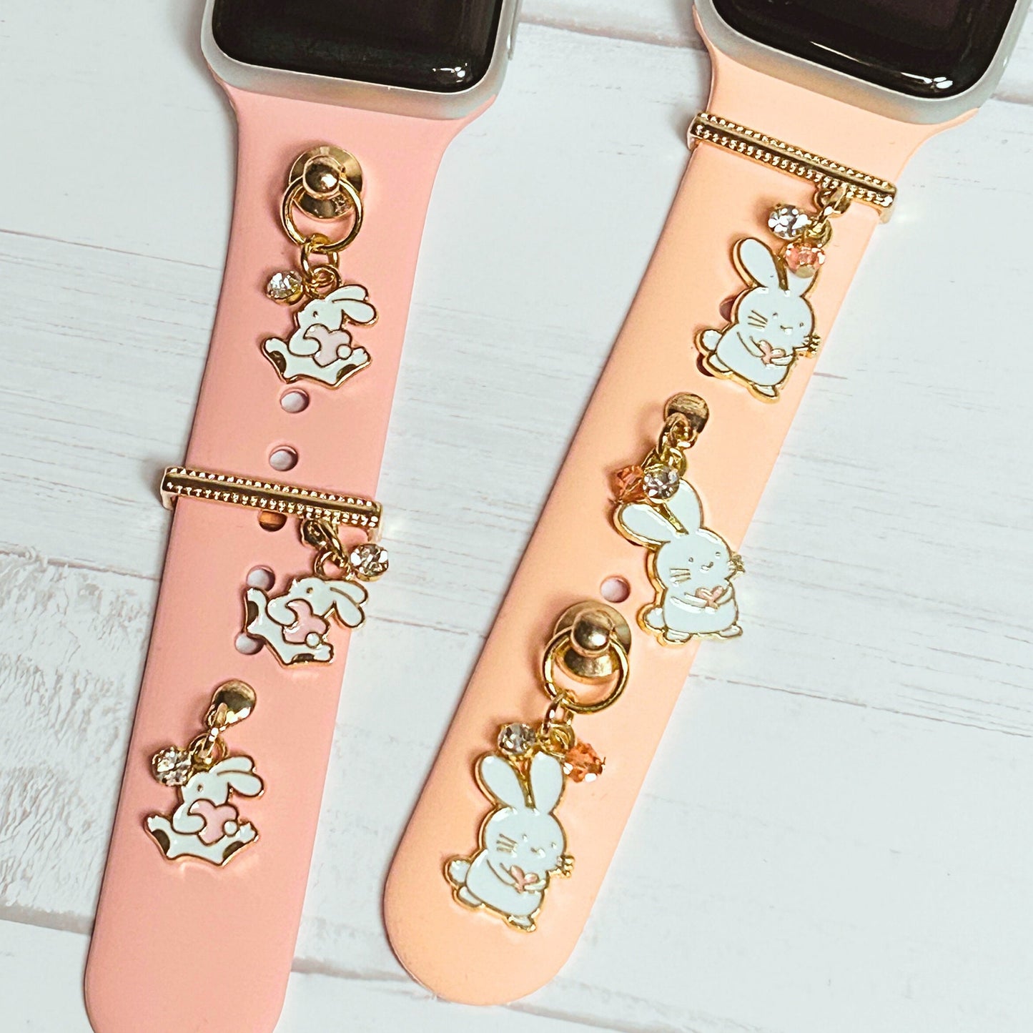 Easter Watch Band Charms, Watchband Studs, Bars, Apple Watch Charms, Easter Jewelry, Spring, Apple Watchbands