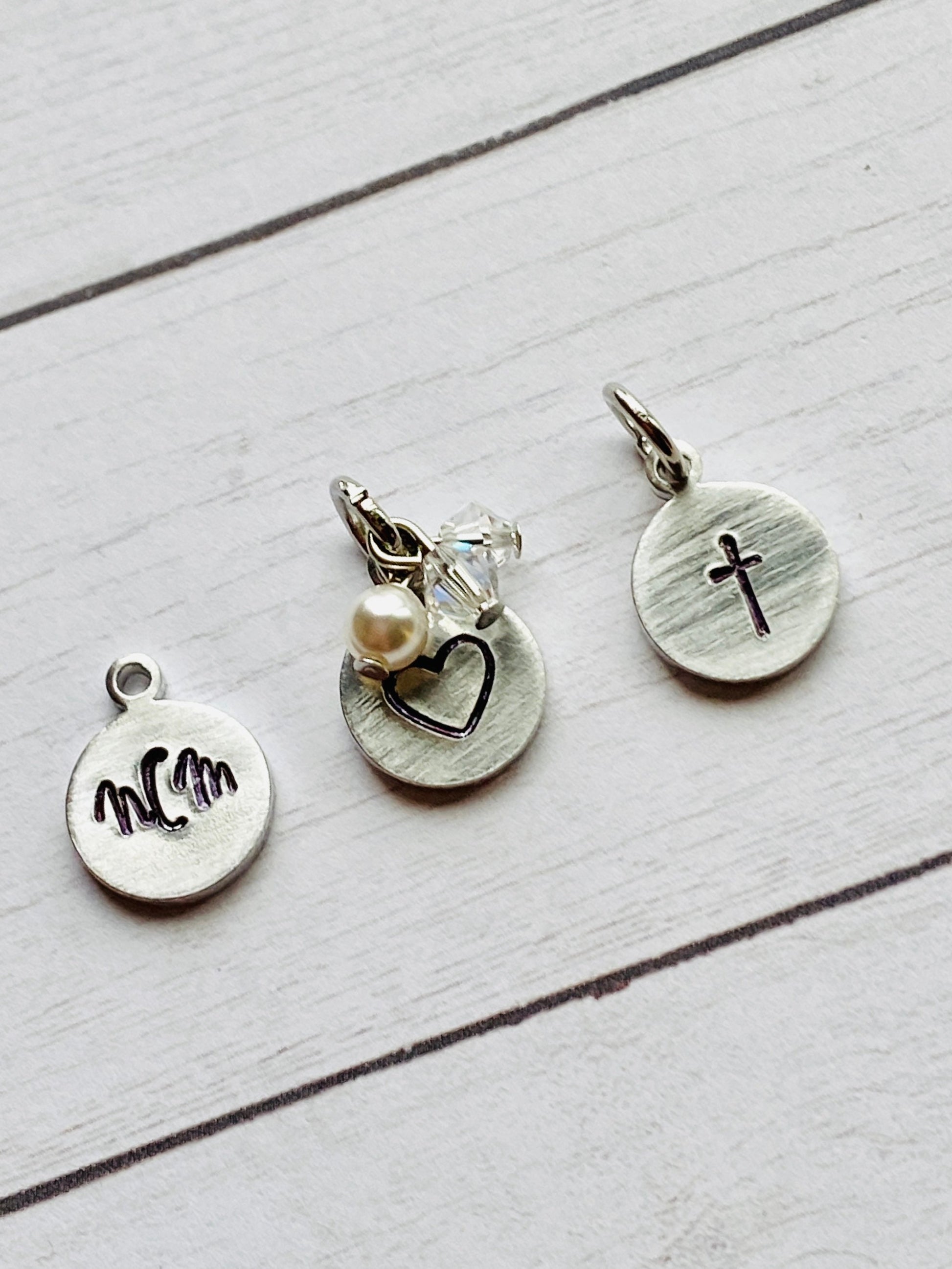 Hand Stamped Custom Apple Watch Band, Watch Charms, Compatible with all Apple Models