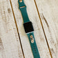 Hand Stamped Custom Apple Watch Band, Watch Charms, Compatible with all Apple Models