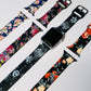 38/40/41mm Floral Watch Band, Compatible with Apple Watches, Apple Watch Series 1-7 Bands, Iwatch