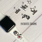 Patriotic Watchband Charms, USA Watch Charm, 4th of July, Memorial Day