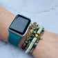 Multi Color Stack Bracelets/Stretch Bracelets/Layering Bracelets/Boho Jewelry/Handmade Bracelets/Apple Watch Accessory