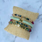 Multi Color Stack Bracelets/Stretch Bracelets/Layering Bracelets/Boho Jewelry/Handmade Bracelets/Apple Watch Accessory