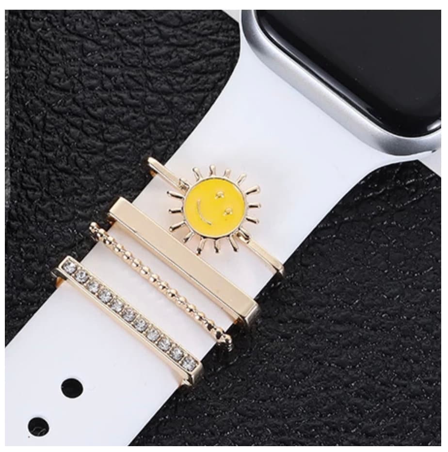 Stackable Watchband Charms, Watch Bars, Watch Band Accessories, Apple Watch Bars, Unique Gift, Gift for Mom, Watch Jewelry