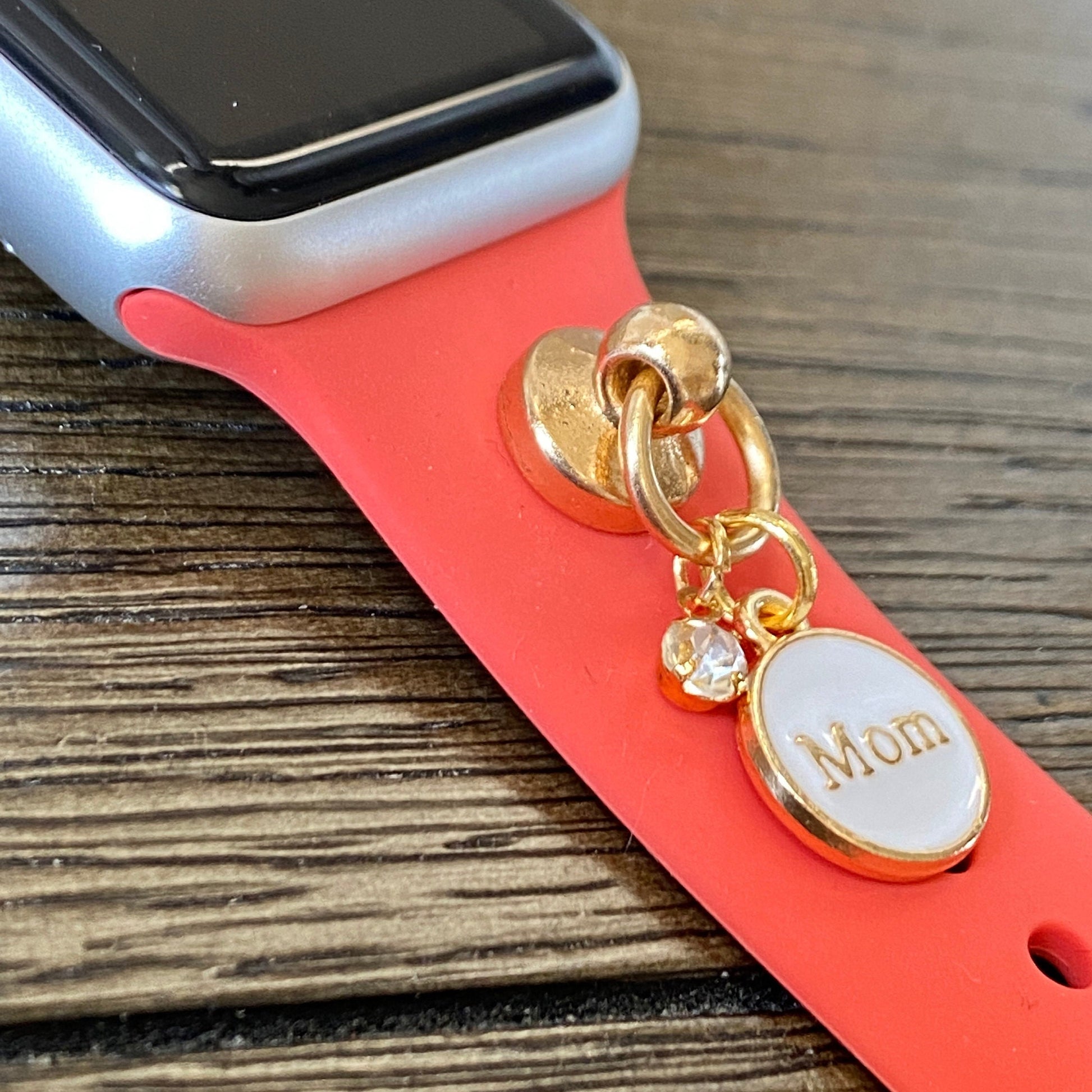 Mom Watchband Charms, Apple Watchband Charm, Mother's Day Gift, Gift for Mom, Mom Jewelry, SmartWatch Charm