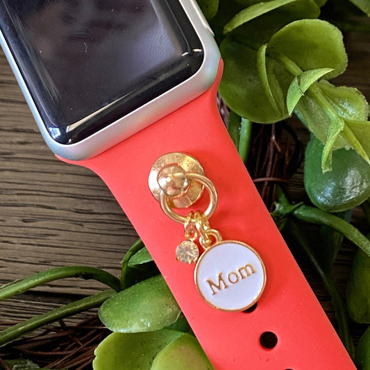 Mom Watchband Charms, Apple Watchband Charm, Mother's Day Gift, Gift for Mom, Mom Jewelry, SmartWatch Charm