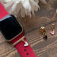 Valentines Watchband Charms, Watchband Studs, Bars, Apple Watch Charms, Personalized Jewelry, Heart Charm, Heart Jewelry, SmartWatch Charm