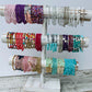 Bright Colored Beaded Stretch Bracelets, Word Bracelets, Bracelet Set, Words of Affirmation Bracelet