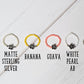Apple Watchband Halo Ring, Stackable Band Charms, Trendy Watch Accessories, Beaded Rings for your Watchband, Watchband Rings