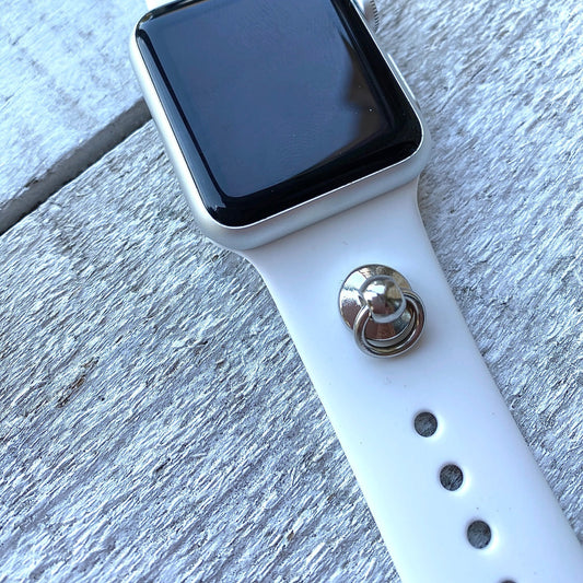 Apple Watchband with Charm Holder, Custom Watchband, Watch Charms, Watch Charm Holder