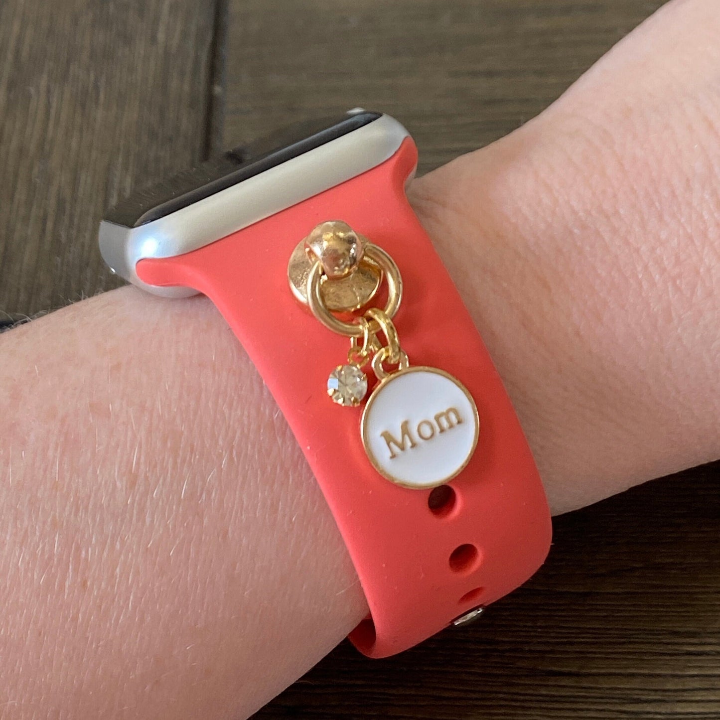Mom Watchband Charms, Apple Watchband Charm, Mother's Day Gift, Gift for Mom, Mom Jewelry, SmartWatch Charm