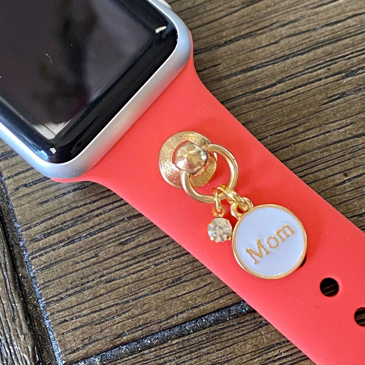Mom Watchband Charms, Apple Watchband Charm, Mother's Day Gift, Gift for Mom, Mom Jewelry, SmartWatch Charm
