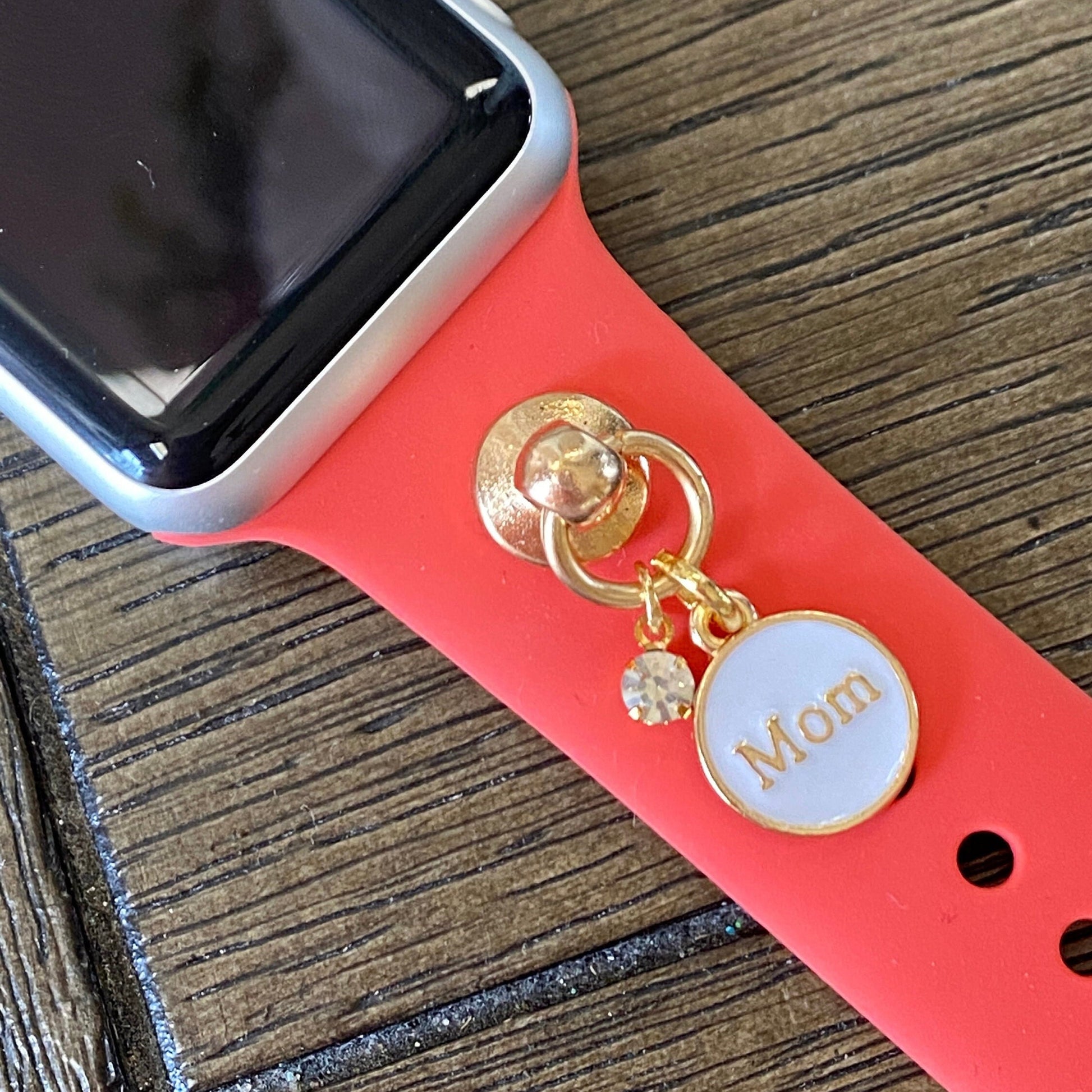 Mom Watchband Charms, Apple Watchband Charm, Mother's Day Gift, Gift for Mom, Mom Jewelry, SmartWatch Charm
