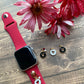 Heart Watch Band Charms, Watchband Studs, Bars, Apple Watch Charms, Personalized Jewelry, Heart Charm, SmartWatch Charm